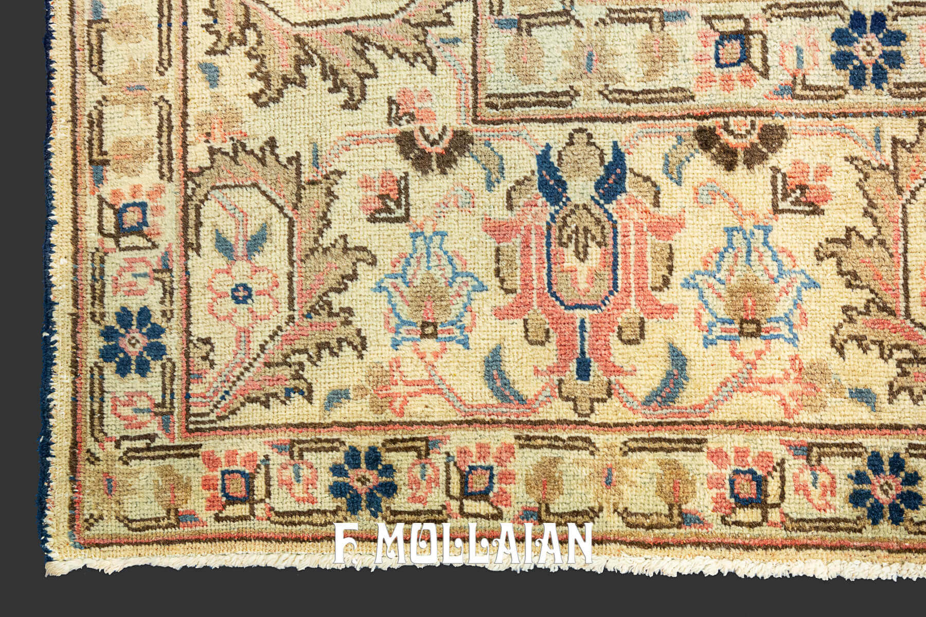 Hand-Knotted Antique Persian Tabriz Khoy Carpet n°:54628707